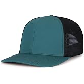 Pacific Headwear Contrast Stitch Trucker Pacflex Snapback Cap