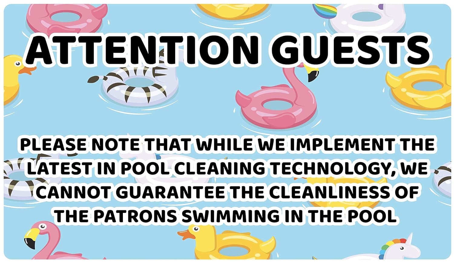 "Pool Cleaning" Durable Vinyl Decal (Various Sizes Available) Sign by