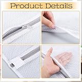 FUYOAL 6 Pieces Mesh Laundry Bags Large and Medium 60x50cm 50x40cm with Zips view 3