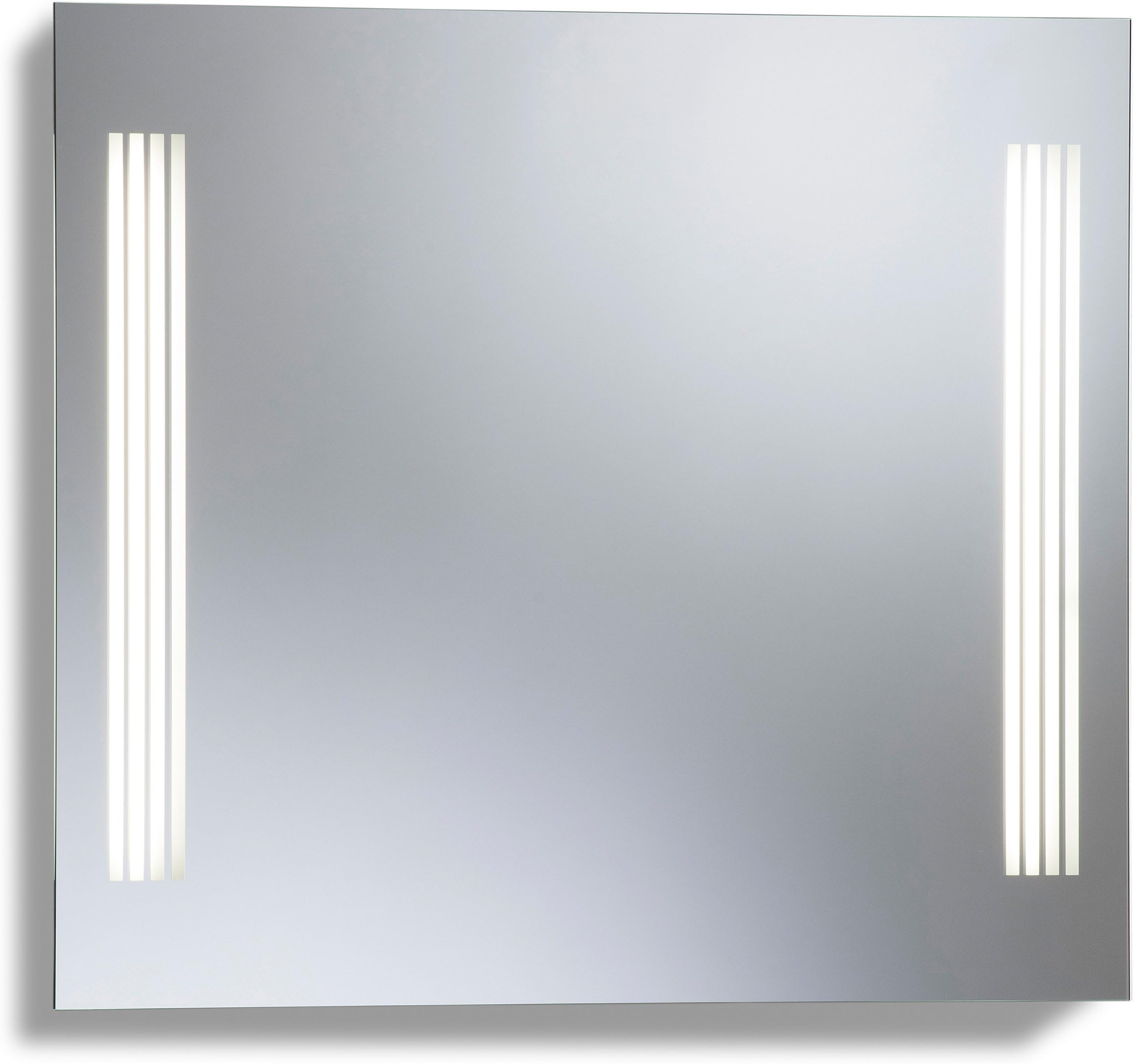 Neue Design Mood Apollo LED Illuminated Bathroom Mirror with Sensor, Shaver Socket and Demister Pad Fully Certified to British Standards 70X80cm