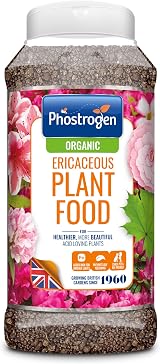 Phostrogen Ericaceous Plant Food 800g Iron Rich Organic for Acid Loving Plants