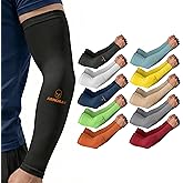ARMORAY Arm Sleeves for Men and Women - UV Sun Protection Cooling Compression - Tattoo Cover Up Sleeve for Daily Wear &amp; Work