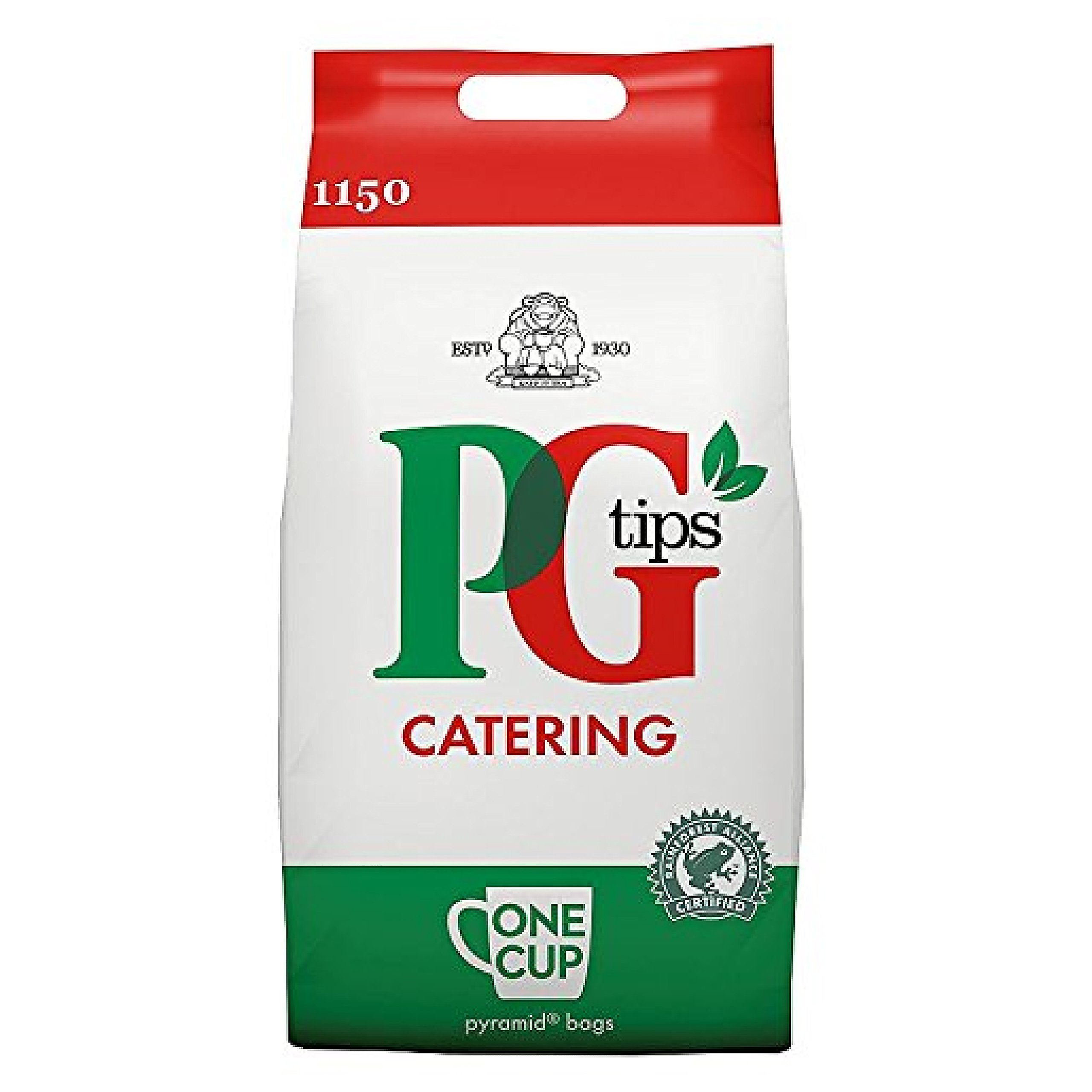 PG Tips One Cup Pyramid Breakfast Tea Bags, Bulk Savings Pack Of 1150