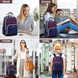 LOVEVOOK Laptop Backpack Women 15.6 Inch Waterproof Anti Theft USB Port Large view 5