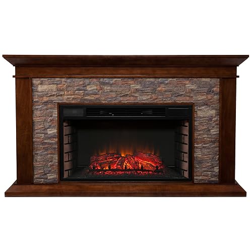 Electric Stone Fireplace