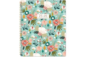 COBOLL Monthly Planner 2025-2026 - Monthly Planner from July 2025 to December 2026, 8.5" x 11", 18 Months Calendar Planners with Tabs, Inner Pocket