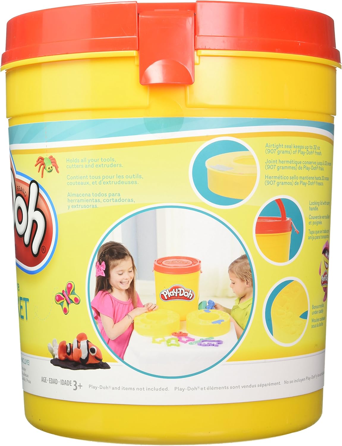 play doh create n store bucket