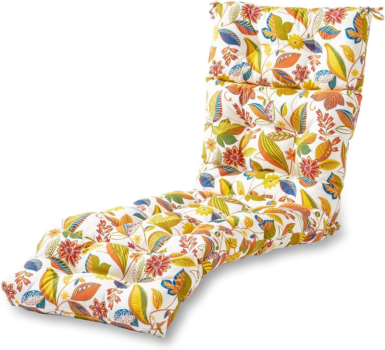 Havenside Home Dana Point 72-inch Outdoor Floral Chaise Lounger Cushion