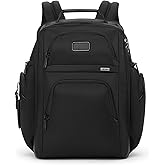 TUMI - Alpha Brief Pack - Men's and Women's Work and Travel Laptop Backpack with Padded Adjustable Strap - Fits Up to 15" Screen - Black