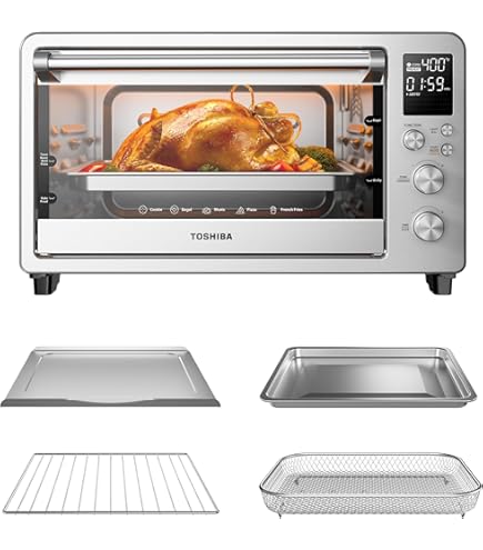 Amazon.com: Aria Retro 17Qt Air Fryer Oven: 4-in-1 Functionality