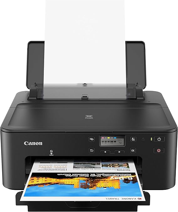 Canon Pixma Ts702 Wireless Single Function Printer Mobile Printing With Airprint R Google Cloud Print And Mopria R Print Service Works With Alexa Black One Size Amazon Com