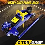 2 Tonne Low Profile Floor Jack Hydraulic Trolley Lift with Case 5.3-12.6in view 7