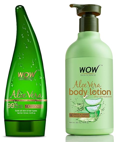Buy Wow Aloe Vera Multipurpose Beauty Gel For Skin And Hair 130ml