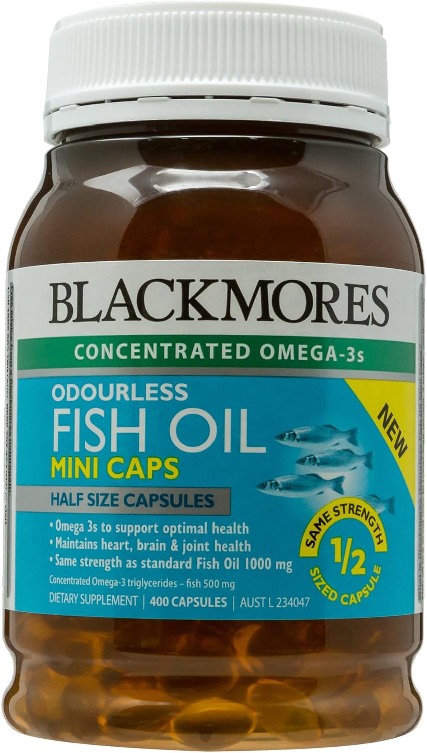 Blackmores Odourless Fish Oil Mini (400 Capsules)