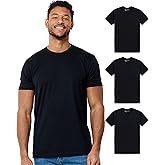 INTO THE AM Men's T-Shirts Soft Cotton Blend Crew Neck Tee S - 4XL Athletic Fit Plain & Logo Basic T-Shirt for Men