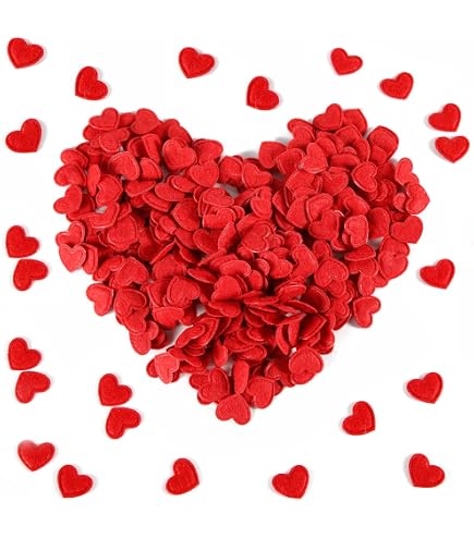 YYCRAFT 400pcs Felt Hearts – Mix Colors, DIY Crafts & Scrapbooking - View #6