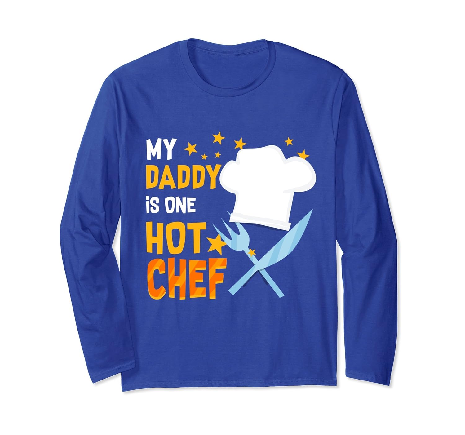 My Daddy Is One Hot Chef T-Shirt Son Daughter-anz