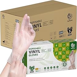 SWIFTLITE Disposable Vinyl Gloves, Food