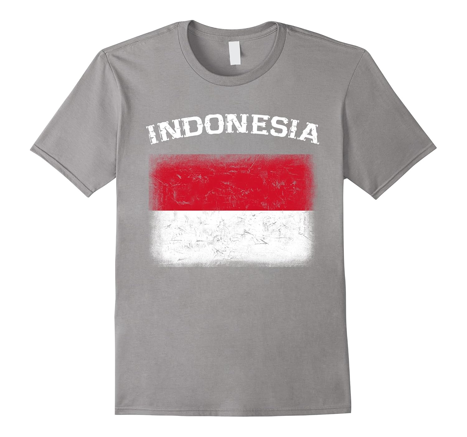 Indonesia Flag T-Shirt Distressed Indonesian Shirt-TD – Teedep
