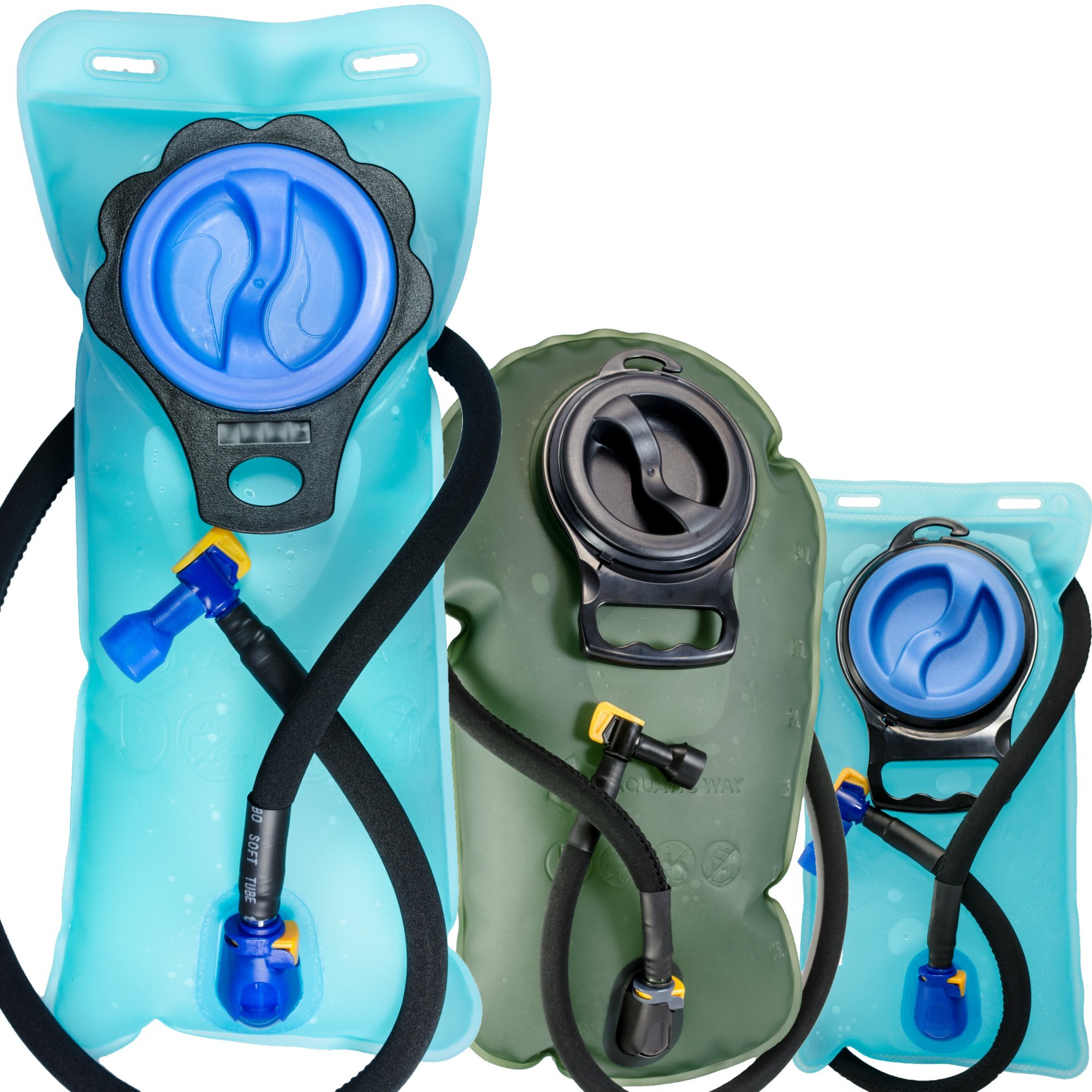 Aquatic Way Hydration Bladder Water Reservoir 2 Liter 2L 70 oz 3 Liter