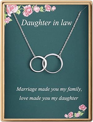 sterling silver daughter in law necklace
