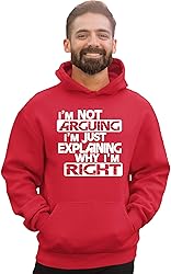 Go All Out XX-Large Red Mens I'm Not Arguing I'm