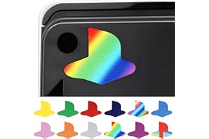 PlayVital 12 PCS Logo Underlay Sticker for ps5 Slim Console, for ps5 Pro Console, Custom Logo Vinyl Decal Skins for ps5 Slim 