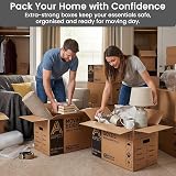 Aspect Large Moving Boxes 47 Litre 52x30x30cm with Carry Handles view 7