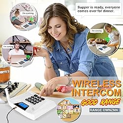 SANZUCO Intercoms Wireless for Home Hands