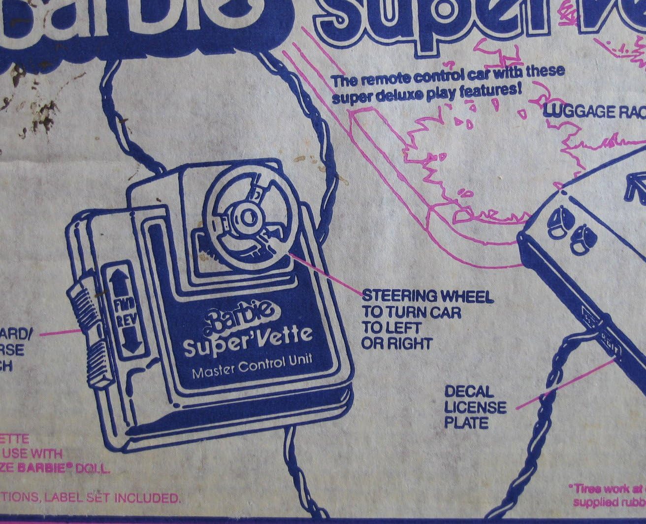 barbie remote control super vette