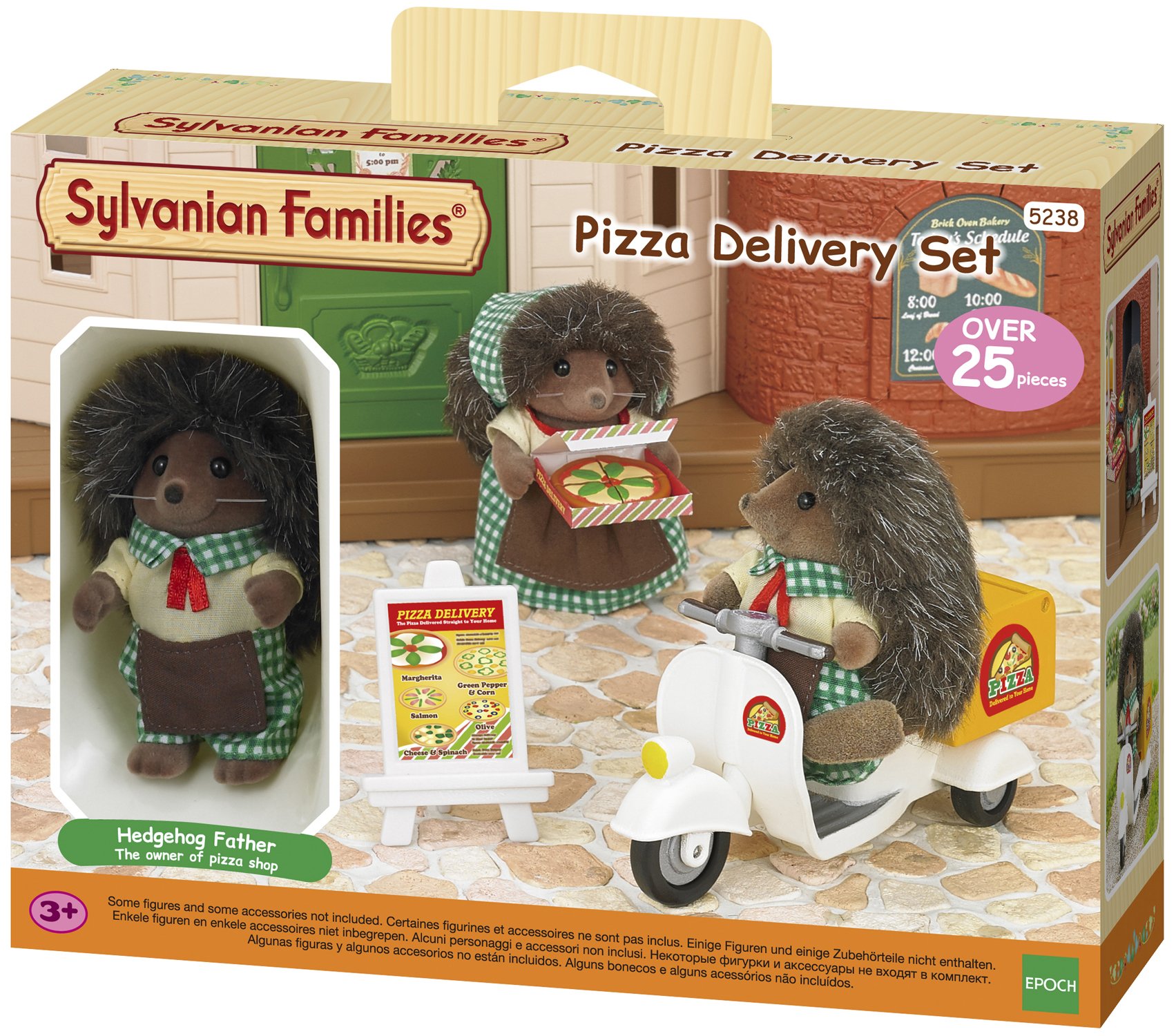 sylvanian families brick oven bakery set