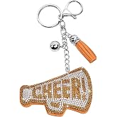 Popfizzy Rhinestone Accessories for Women - Car Keys Keychain Charm, Purse Charms