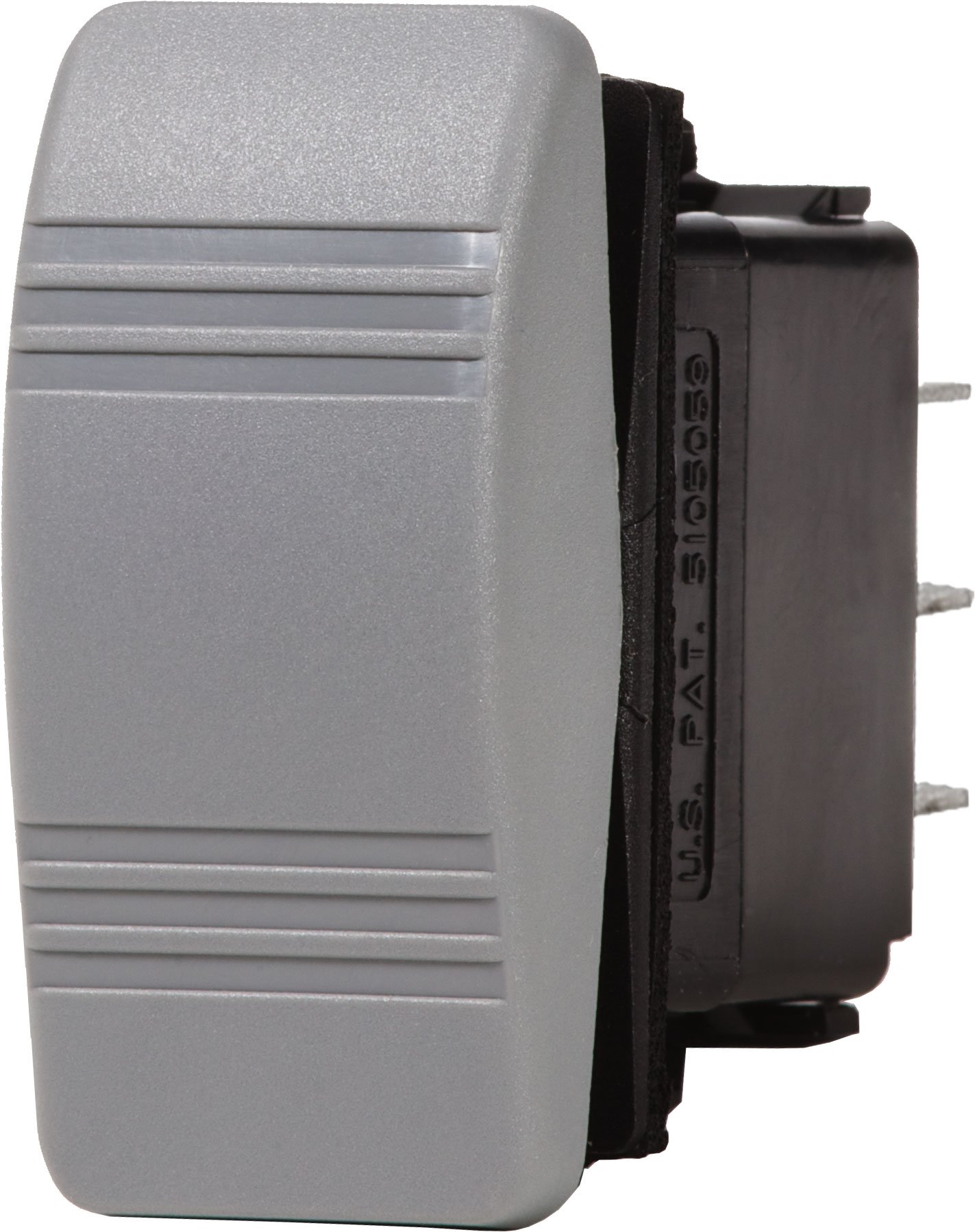 Blue Sea Systems 8231 Contura OFF-(ON) SPST Switch, Grey — image 1