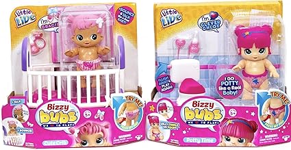 little live baby with crib