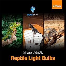 2 Pack 23-Watt Reptile Bulb Tropical UVA UVB Light