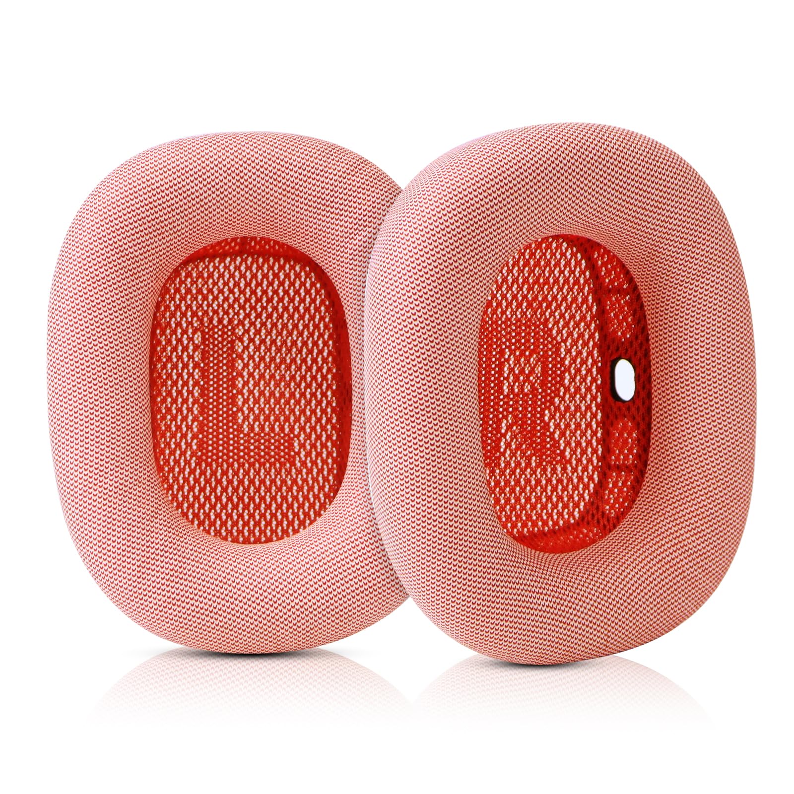 SINOWO Earpads for Apple AirPods Max, Replacement Leather Ear Pads Sweatproof Earpads with Magnet, Protein Leather and Memory Foam (Pink)