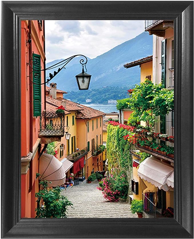 Amalfi Coast Italy 3D Poster Wall Art Decor Framed Print