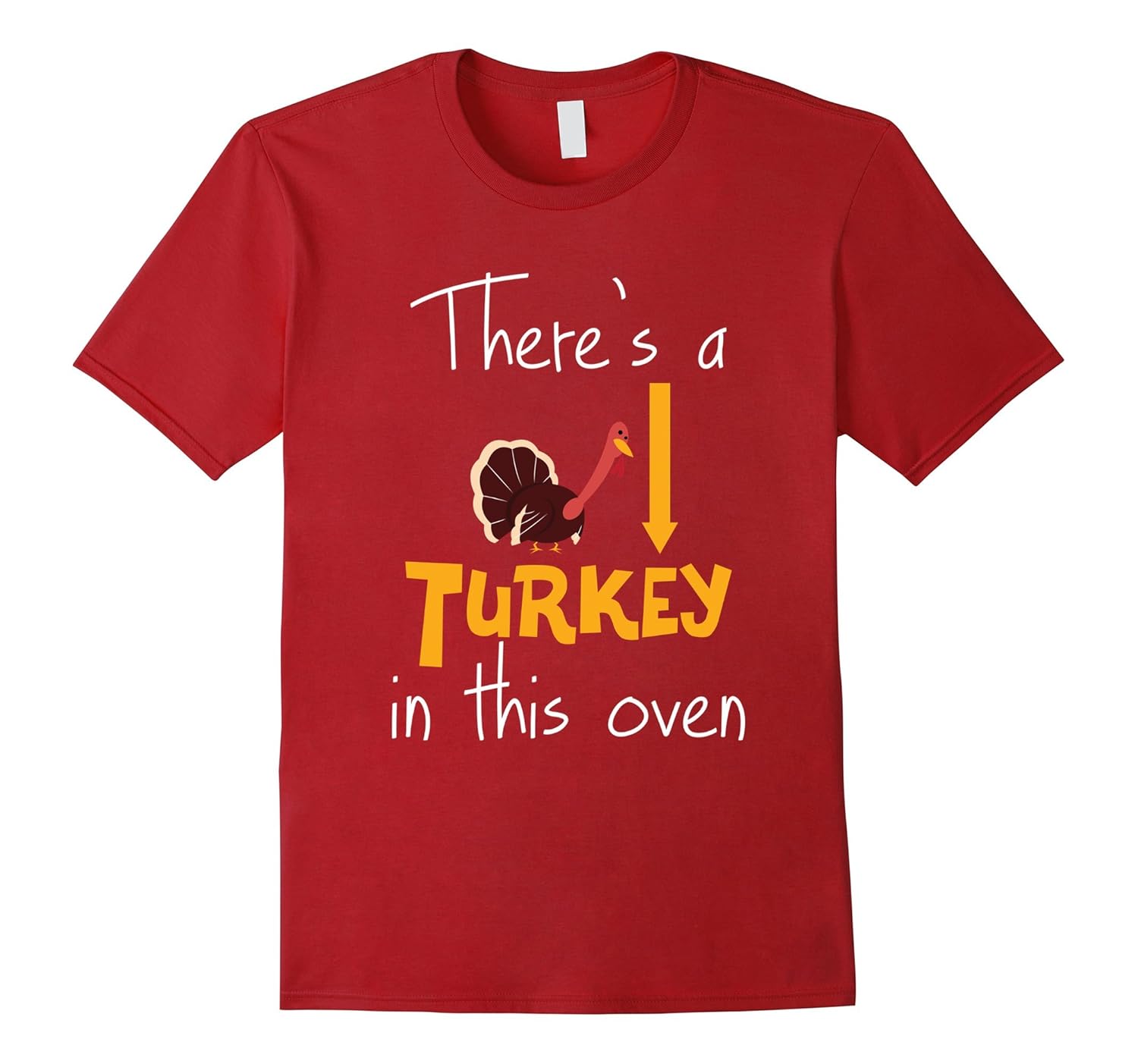 Funny Thanksgiving Turkey T-shirt Expecting Mom Wife Tee-ANZ