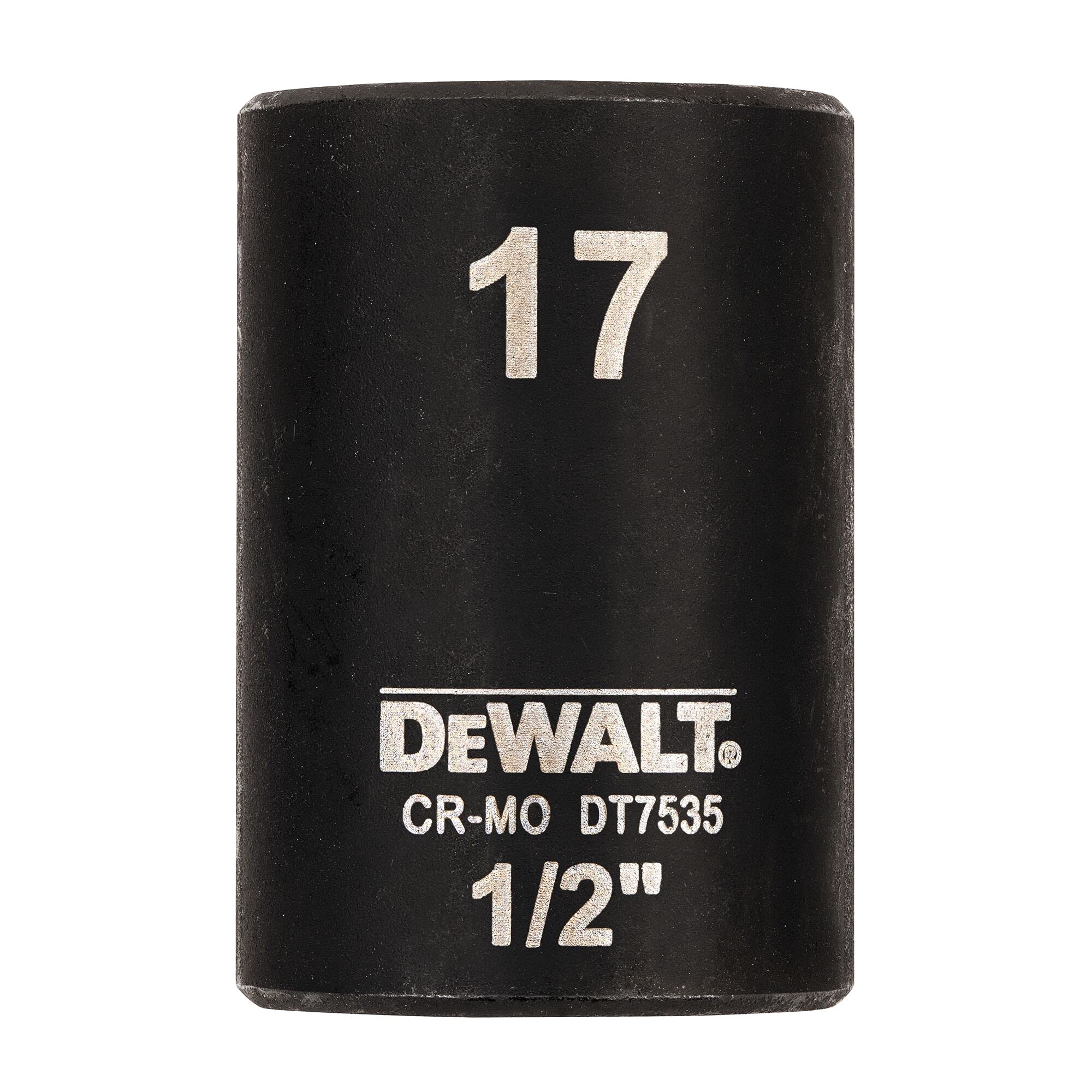 DeWalt DT7535-QZ Impact Socket (Shallow), 17 mm, 1/2