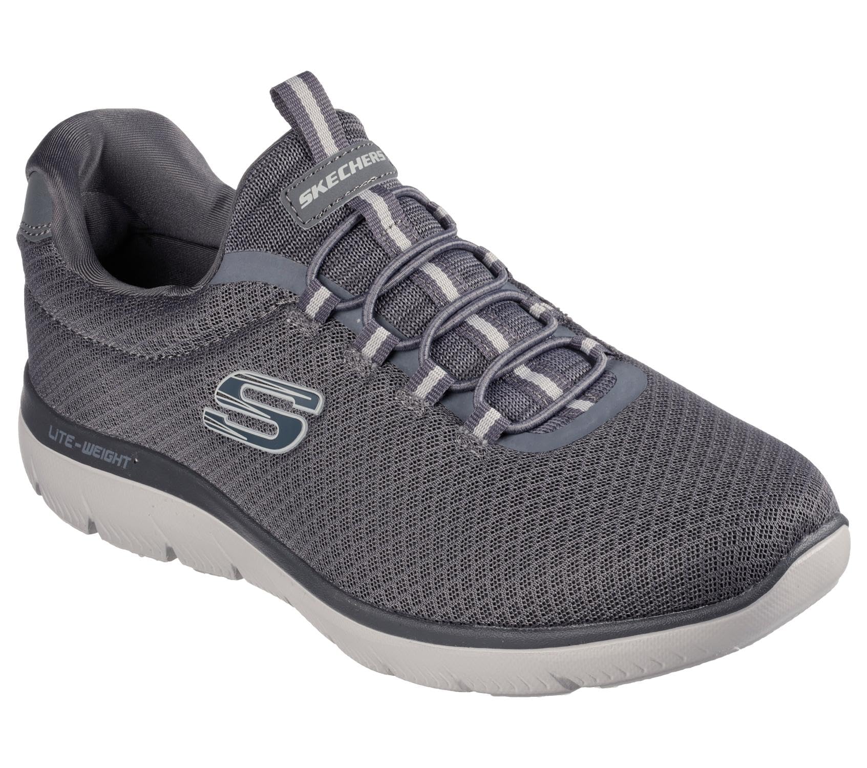 Skechers Herren Summits 52811 Turnschuhe, Charcoal Mesh/Trim, 46 EU 2