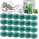 Mouse Repellent for Indoor and Outdoor, 24 Pack Peppermint Mice Repellent Effective Against Mouse Rats and Other Pests, Rat Repellent for House, Garden Camper, Yard, Car, Carage and RV