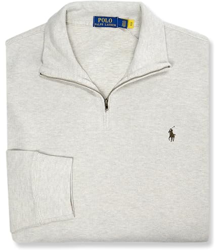 な　Polo Ralph Lauren Amazon.com: POLO RALPH LAUREN Men's Cotton 1/4 Zip Sweater Camel