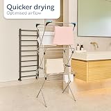 Minky 3 Tier Clothes Airer Folding Corners Silver view 7