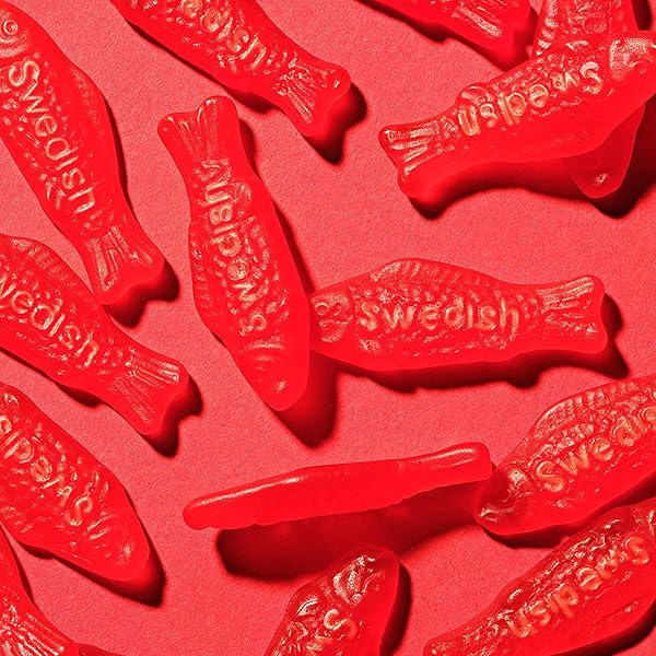 CHEWY & SOFT FISH-SHAPED CANDY, 3.6 OZ BY SWEDISH FISH