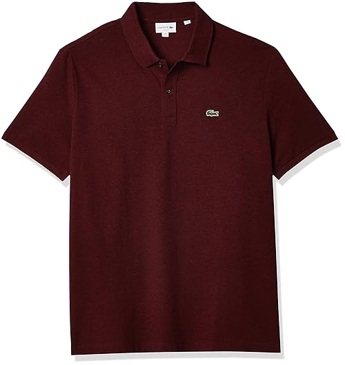 Lacoste Men's Slim Fit L.12.12 Piqué Polo Shirt, Vine Chine, Small
