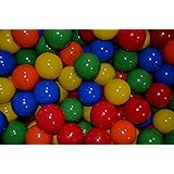 Jumbo Size - My Balls Pack of 150 pcs 3'' Jumbo Crush Proof Balls in 5 Bright Colors - Air-Filled Soft Plastic, Phthalate & BPA Free, Perfect amount for a Pack 'n Play ( 2X the size compared with 2.5" balls)