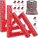 Pexzey Corner Clamps for Woodworking, 4Pack 5.5 inch 90 Degree Clamp, Right Angle Clamp, Wood Working Tools and Equipment, L 