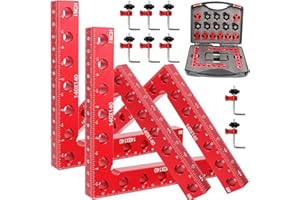 Pexzey Corner Clamps for Woodworking, 4Pack 5.5 inch 90 Degree Clamp, Right Angle Clamp, Wood Working Tools and Equipment, L 