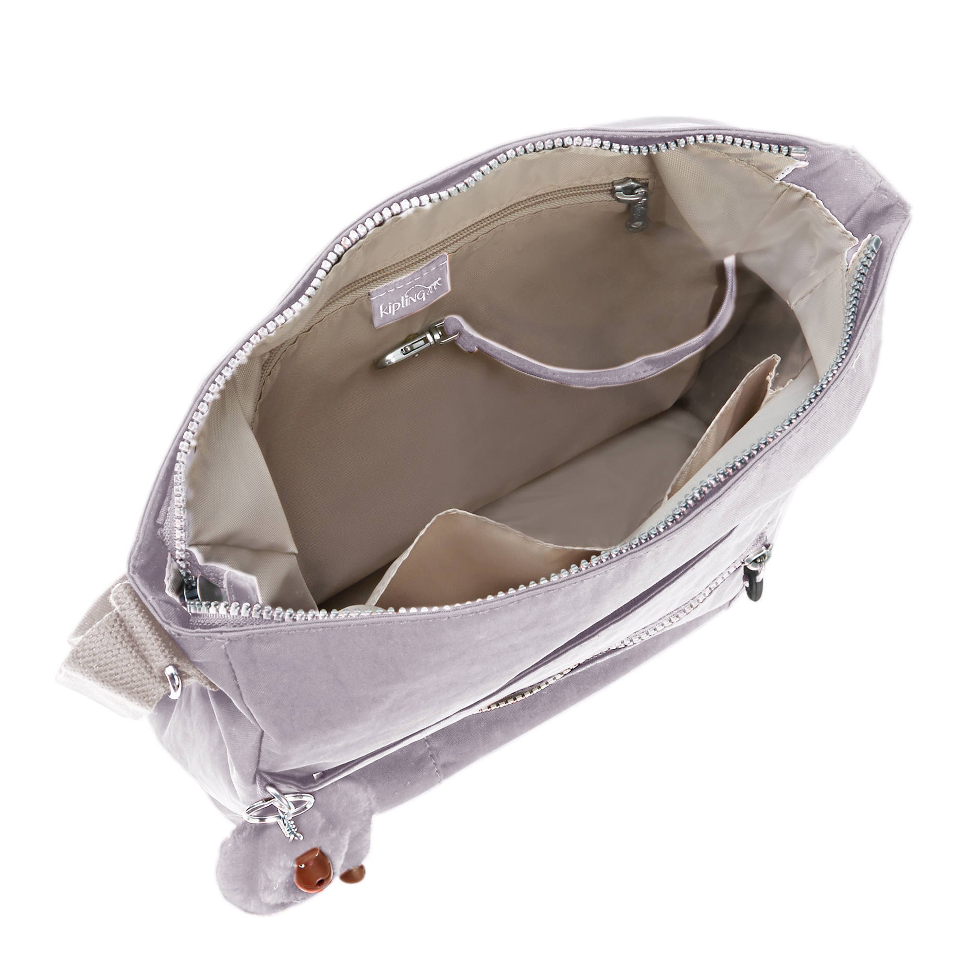 Kipling Bailey Solid Hobo Crossbody Bag, Slate Grey on Galleon Philippines