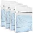 3Pcs Durable Fine Mesh Laundry Bags for Delicates 12 x 16 Inches (3, Medium)